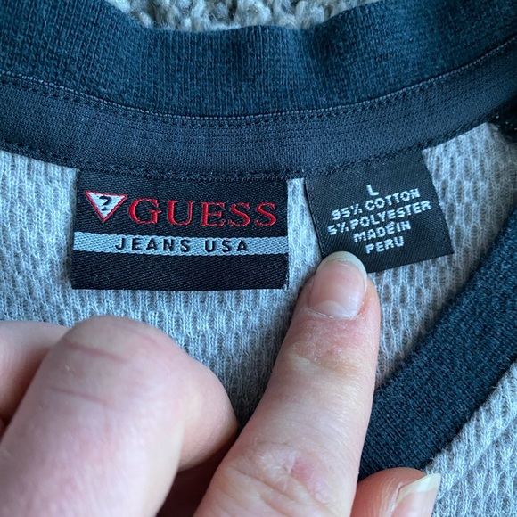 GUESS Long Sleeve Men’s Top - Picture 2 of 4